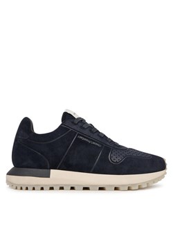 Sneakersy Emporio Armani EM003740 AF19728 ZB005 Granatowy ze sklepu eobuwie.pl w kategorii Buty sportowe męskie - zdjęcie 186101485