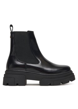 Sztyblety Tommy Hilfiger Shiny FW0FW09042 Czarny ze sklepu eobuwie.pl w kategorii Botki - zdjęcie 186101508