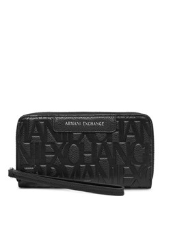 Portfel Armani Exchange XW001606 AF15774 UC001 Czarny ze sklepu eobuwie.pl w kategorii Portfele damskie - zdjęcie 186101619