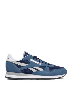 Sneakersy Reebok EO-CLASSIC LEATHER 100230514 Granatowy ze sklepu eobuwie.pl w kategorii Buty sportowe męskie - zdjęcie 186101689