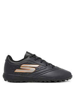 Buty do piłki nożnej Skechers Razor 1.5 Jr Youth TF 252061L BKOR Czarny ze sklepu eobuwie.pl w kategorii Buty sportowe dziecięce - zdjęcie 186101739