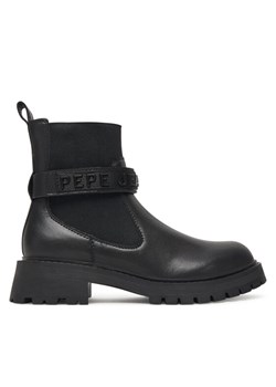 Botki Pepe Jeans Stacy Glow W PLS500026 Czarny ze sklepu eobuwie.pl w kategorii Botki - zdjęcie 186101918