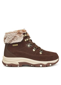 Trekkingi Skechers Trego 167882/CHOC Brązowy ze sklepu eobuwie.pl w kategorii Buty trekkingowe damskie - zdjęcie 186101949