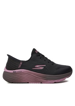 Buty do biegania Skechers Max Cushioning Elite 2.0 129626 BKMV Czarny ze sklepu eobuwie.pl w kategorii Buty sportowe damskie - zdjęcie 186101986