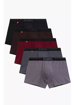 Atlantic 5-pack bokserki męskie 5SMH-004-BRO/GRF/CZA/SZA/CAB, Kolor czerwono-szary, Rozmiar XL, ATLANTIC ze sklepu Primodo w kategorii Majtki męskie - zdjęcie 186118855