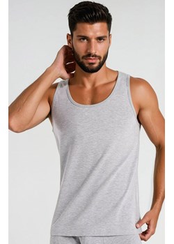 Szary podkoszulek męski tank top Eli 1301, Kolor szary, Rozmiar 3XL, Teyli ze sklepu Primodo w kategorii Podkoszulki męskie - zdjęcie 186118958