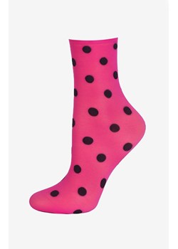 Marilyn cienkie skarpetki w grochy Big Dots, Kolor różowy, Rozmiar uniwersalny, Marilyn - id: 217644 - marki Marilyn - 186119655 Marilyn cienkie skarpetki w grochy Big Dots, Kolor różowy, Rozmiar uniwersalny, Marilyn ze sklepu Primodo w kategorii Skarpetki damskie - zdjęcie 186119655