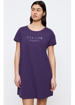 Triumph bawełniana koszula nocna damska Nightdresses 10221117-00EH, Kolor fioletowy, Rozmiar 36, Triumph ze sklepu Primodo w kategorii Koszule nocne - zdjęcie 186120105