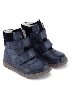 Bundgaard Skórzane botki "Tokker TEX" w kolorze granatowym - id: 17566870 - marki Bundgaard - 186120278 Bundgaard Skórzane botki "Tokker TEX" w kolorze granatowym ze sklepu Limango Polska w kategorii Buty zimowe dziecięce - zdjęcie 186120278