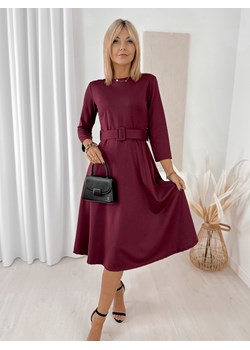 sukienka alameda bordowa one size ze sklepu UBRA w kategorii Sukienki - zdjęcie 186120406