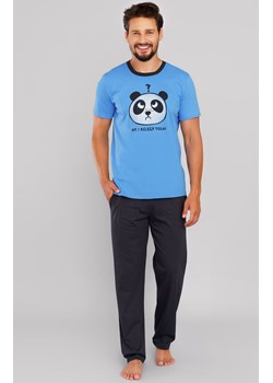 Jugo piżama męska kr.dł., Kolor niebiesko-grafitowy, Rozmiar S, Italian Fashion - id: 150201 - marki Italian Fashion - 186120978 Jugo piżama męska kr.dł., Kolor niebiesko-grafitowy, Rozmiar S, Italian Fashion ze sklepu Intymna w kategorii Piżamy męskie - zdjęcie 186120978