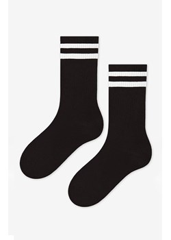 Marilyn czarne skarpetki w sportowym stylu Two Straps, Kolor czarny, Rozmiar 36-40, Marilyn ze sklepu Intymna w kategorii Skarpetki damskie - zdjęcie 186121635