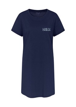 Triumph bawełniana koszula nocna damska Nightdresses 10221117-6047, Kolor granatowy, Rozmiar 36, Triumph ze sklepu Intymna w kategorii Koszule nocne - zdjęcie 186122045