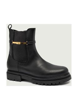 Elisabetta Franchi Skórzane sztyblety CHELSEA ze sklepu Gomez Fashion Store w kategorii Buty zimowe dziecięce - zdjęcie 186122285