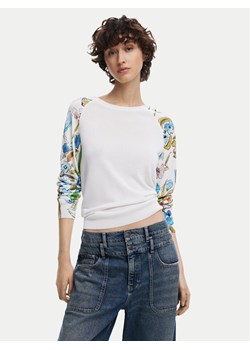 Desigual Sweter 25SWJF31 Biały Regular Fit ze sklepu MODIVO w kategorii Swetry damskie - zdjęcie 186125085