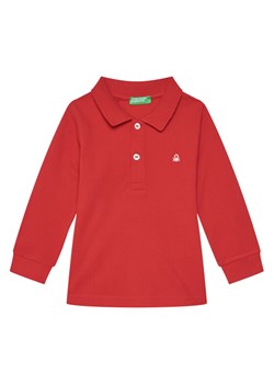 United Colors Of Benetton Polo 3089G3009 Czerwony Regular Fit ze sklepu MODIVO w kategorii T-shirty chłopięce - zdjęcie 186125089