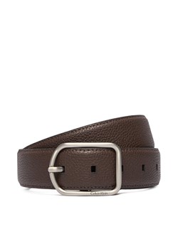 Calvin Klein Pasek Męski Round Buckle 35Mm LV04D7024G Brązowy ze sklepu MODIVO w kategorii Paski męskie - zdjęcie 186125167