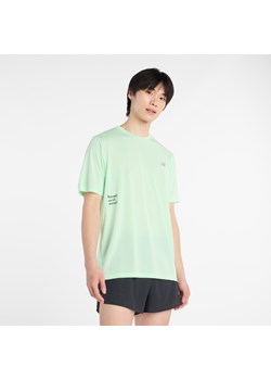 Koszulka męska New Balance MT53216LBN – zielona - id: 3215775 - marki New Balance - 186126067 Koszulka męska New Balance MT53216LBN – zielona ze sklepu New Balance Poland w kategorii T-shirty męskie - zdjęcie 186126067