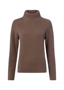 MOS MOSH Sweter damski - MMThyra Kobiety Wełna taupe jednolity ze sklepu vangraaf w kategorii Swetry damskie - zdjęcie 186126076