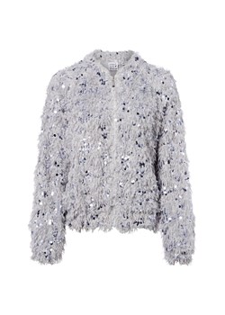 Emily van den Bergh Bluza damska Kobiety srebrny jednolity ze sklepu vangraaf w kategorii Kurtki damskie - zdjęcie 186126098