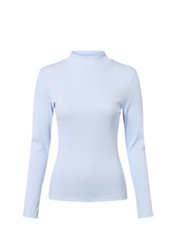 Marie Lund Damska koszulka z długim rękawem Kobiety Bawełna jasnoniebieski jednolity ze sklepu vangraaf w kategorii Bluzki damskie - zdjęcie 186126105