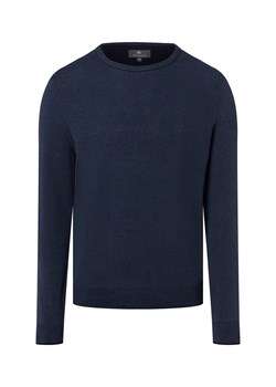 Nils Sundström Męski sweter z dzianiny Mężczyźni drobna dzianina granatowy wzorzysty - id: 784390-0002-09900 - marki Nils Sundström - 186126109 Nils Sundström Męski sweter z dzianiny Mężczyźni drobna dzianina granatowy wzorzysty ze sklepu vangraaf w kategorii Swetry męskie - zdjęcie 186126109