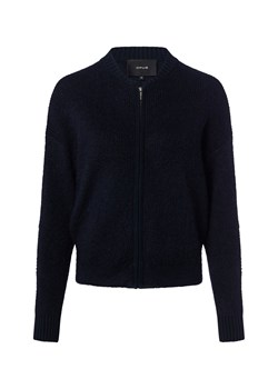 Opus Kardigan damski z zawartością moheru - Dobka Kobiety drobna dzianina granatowy jednolity ze sklepu vangraaf w kategorii Swetry damskie - zdjęcie 186126116