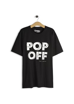 GATE Bawełniana koszulka z wypukłym napisem S ze sklepu gateshop w kategorii T-shirty męskie - zdjęcie 186126206