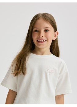 Reserved - T-shirt z nadrukiem 2 pack - wielobarwny ze sklepu Reserved w kategorii Bluzki dziewczęce - zdjęcie 186126669