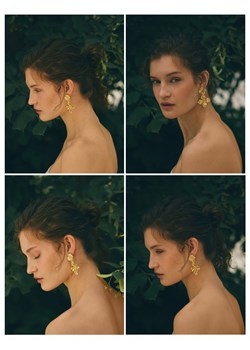 Reserved - Kolczyki w kształcie kwiatów - złoty - id: 295FD-GLD - marki Reserved - 186127835 Reserved - Kolczyki w kształcie kwiatów - złoty ze sklepu Reserved w kategorii Kolczyki - zdjęcie 186127835