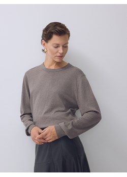 Reserved - Sweter z domieszką kaszmiru - beżowy ze sklepu Reserved w kategorii Swetry męskie - zdjęcie 186128009
