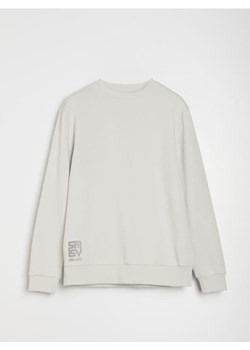 Sinsay - Bluza crewneck z napisem - kremowy ze sklepu Sinsay w kategorii Bluzy męskie - zdjęcie 186130238