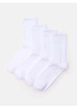 Sinsay - Skarpetki 4 pack - biały ze sklepu Sinsay w kategorii Skarpetki męskie - zdjęcie 186130309