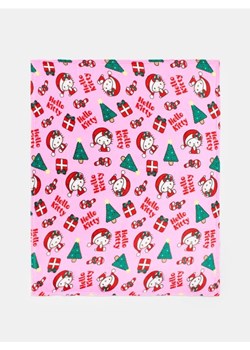 Sinsay - Wzorzysty koc z motywem zimowym Hello Kitty - wielobarwny - id: 921EC-MLC - marki Sinsay - 186130339 Sinsay - Wzorzysty koc z motywem zimowym Hello Kitty - wielobarwny ze sklepu Sinsay w kategorii Kocyki dziecięce - zdjęcie 186130339