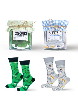 Skarpetki w Słoiku Śledzie i Ogórki 2-pak ze sklepu Sklep SOXO w kategorii Skarpetki damskie - zdjęcie 186130815