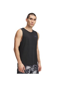 Męska koszulka treningowa Under Armour Vanish Elite Seamless Tank - czarna ze sklepu Sportstylestory.com w kategorii T-shirty męskie - zdjęcie 186132486