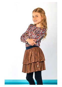 B.Nosy Sukienka &quot;Dhalia&quot; w kolorze brązowo-błękitno-czarnym ze sklepu Limango Polska w kategorii Sukienki dziewczęce - zdjęcie 186133699