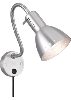 FISCHER &amp; HONSEL Lampa ścienna w kolorze srebrnym - Ø 12 cm ze sklepu Limango Polska w kategorii Oświetlenie - zdjęcie 186133955