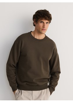 Reserved - Bawełniana bluza regular fit - zielony ze sklepu Reserved w kategorii Bluzy męskie - zdjęcie 186134396