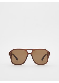 Reserved - Okulary przeciwsłoneczne - brązowy ze sklepu Reserved w kategorii Okulary przeciwsłoneczne damskie - zdjęcie 186134815