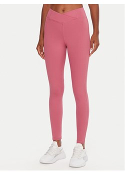 Reebok Legginsy Harlow Lux RK25183CCW Różowy Slim Fit ze sklepu MODIVO w kategorii Spodnie damskie - zdjęcie 186136519