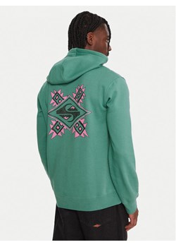 Quiksilver Bluza Graphic EQYFT05131 Zielony Regular Fit ze sklepu MODIVO w kategorii Bluzy męskie - zdjęcie 186136537