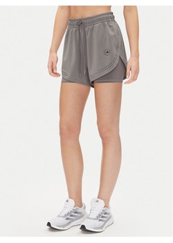 adidas by Stella McCartney Szorty sportowe TruePurpose 2-in-1 JI5220 Szary Regular Fit ze sklepu MODIVO w kategorii Szorty - zdjęcie 186136557