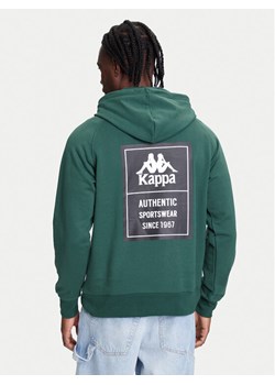 Kappa Bluza Authentic 321W7GW Zielony Regular Fit ze sklepu MODIVO w kategorii Bluzy męskie - zdjęcie 186136565