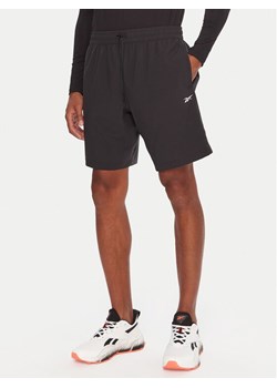 Reebok Szorty sportowe RK25181CCM Czarny Regular Fit ze sklepu MODIVO w kategorii Spodenki męskie - zdjęcie 186136615