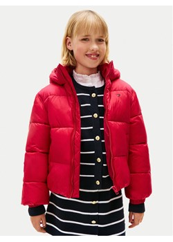 Tommy Hilfiger Kurtka zimowa KG0KG08759 D Czerwony Regular Fit ze sklepu MODIVO w kategorii Kurtki dziewczęce - zdjęcie 186136625