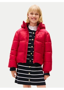 Tommy Hilfiger Kurtka zimowa KG0KG08759 S Czerwony Regular Fit ze sklepu MODIVO w kategorii Kurtki dziewczęce - zdjęcie 186136635
