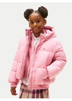 Tommy Hilfiger Kurtka zimowa KG0KG08861 S Różowy Regular Fit ze sklepu MODIVO w kategorii Kurtki dziewczęce - zdjęcie 186136646
