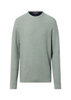 Finshley & Harding Sweter z zawartością kaszmiru Mężczyźni Bawełna seledynowy wypukły wzór tkaniny - id: 730335-0005-09900 - marki Finshley & Harding - 186137848 Finshley & Harding Sweter z zawartością kaszmiru Mężczyźni Bawełna seledynowy wypukły wzór tkaniny ze sklepu vangraaf w kategorii Swetry męskie - zdjęcie 186137848