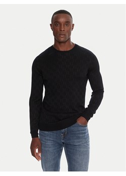 KARL LAGERFELD Sweter 655018 554302 Czarny Regular Fit - id: 0000305654076 - marki Karl Lagerfeld - 186140795 KARL LAGERFELD Sweter 655018 554302 Czarny Regular Fit ze sklepu MODIVO w kategorii Swetry męskie - zdjęcie 186140795